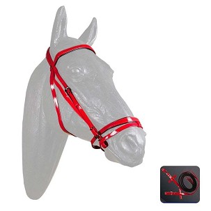 Uzde sa dizginima full crvena plastificiran