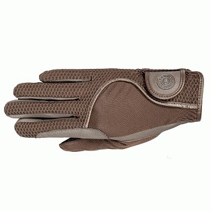 Rukavice kožne za jahanje braon 8/L