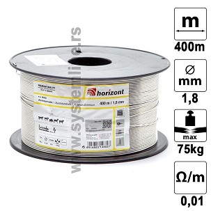 Aluminijumska žica za pastira 1,8mmx400m Horizont