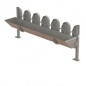 Konstrukcija za mužu ovaca i koza sa 6 muznih mesta