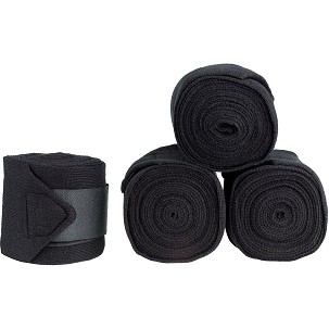 Elasticna bandaža za konje crna1,8mx11cm 4/1 Finntack