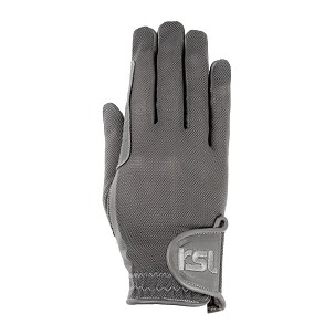 Rukavice kožne za jahanje sive 9/XXL