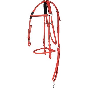 Oglavina kasačka crvena full komplet Finntack Pro