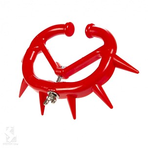 Alat protiv samosisanja plastični crveni za telad