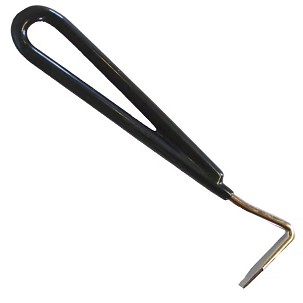 Rajser za kopita crni metalni Finntack