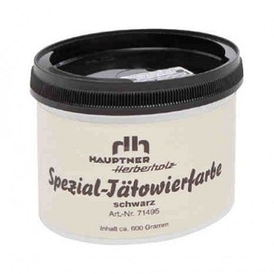 Pasta za tetoviranje 600g crna Hauptner