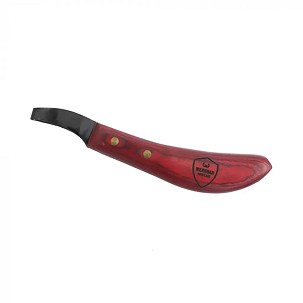 Kopitni nož sa crnim sečivom ovalni Werkman