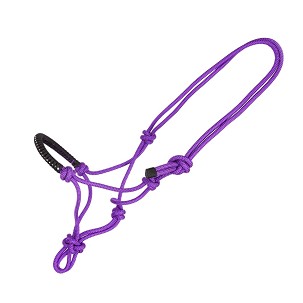 Ular za konje ljubicasti pleteni cob-full