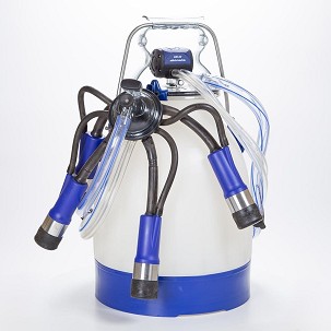 Kanta za mužu sa pulsatorom i muznom jedinicom