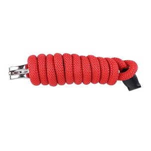 Uže za vođenje konja crveni sa panik kopčom 2m Dublin