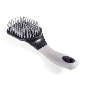 Četka za grivu i rep crni Softgrip