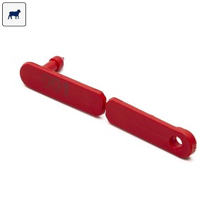 Ušne markice ukaltag numerisane 1-100 30x10mm crvene