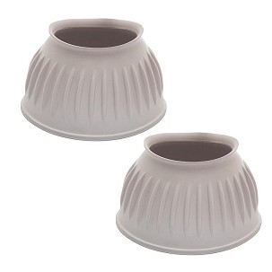 Zvonasta guma za kopita rebrasta bela S