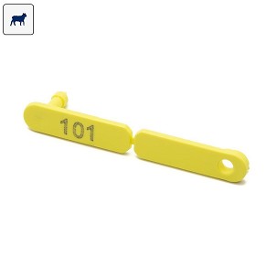 Ušne markice ukaltag numerisane 101-200 30x10mm žute